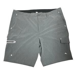 Tommy Bahama Mens Size 40 Island Zone Stretch Performance Shorts Gray Comfort